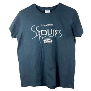 NBA for HEB San Antonio Spurs Black T-Shirt‎ NWT Womens Size M